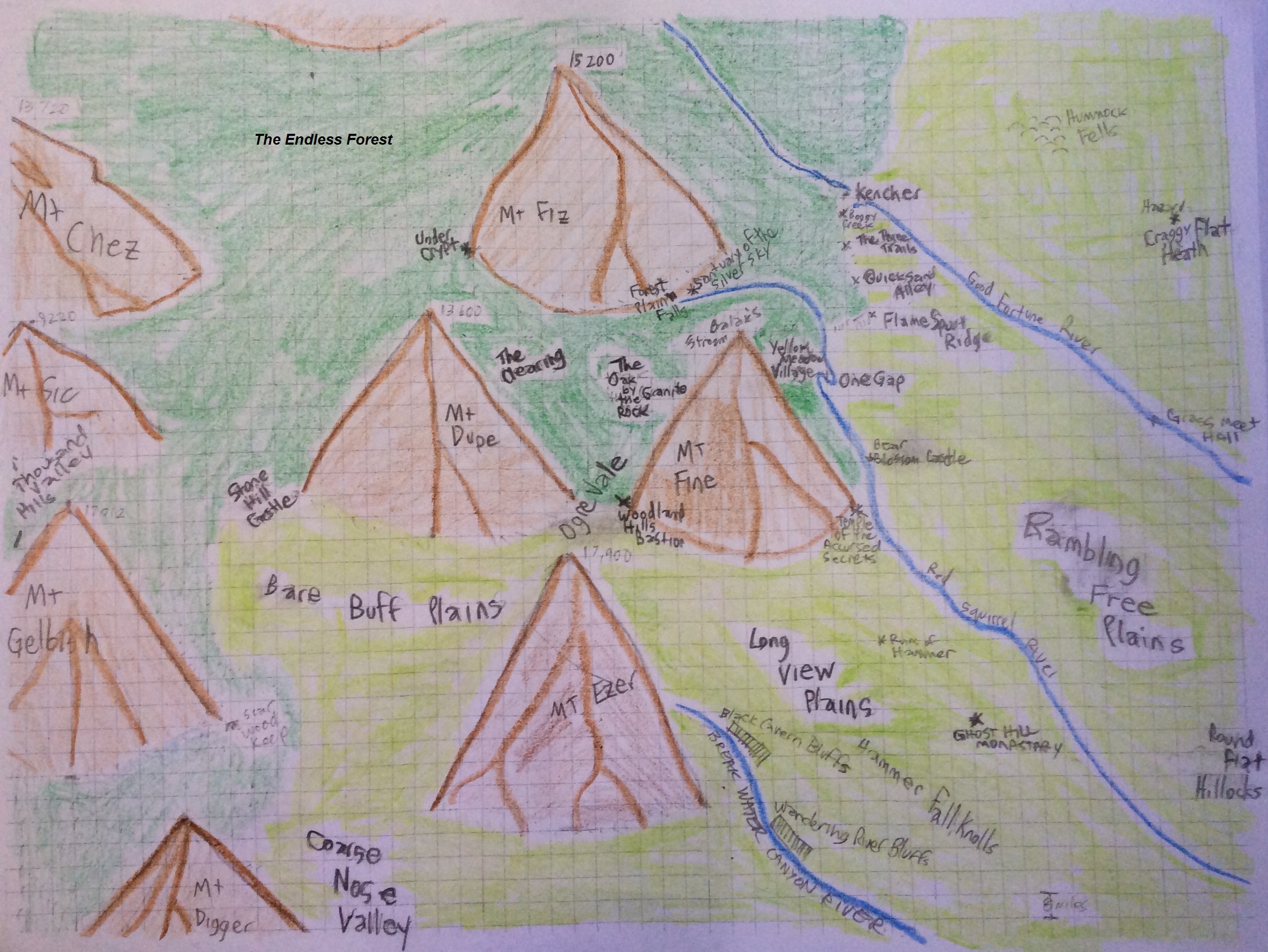 The Lands East of Goldenshield